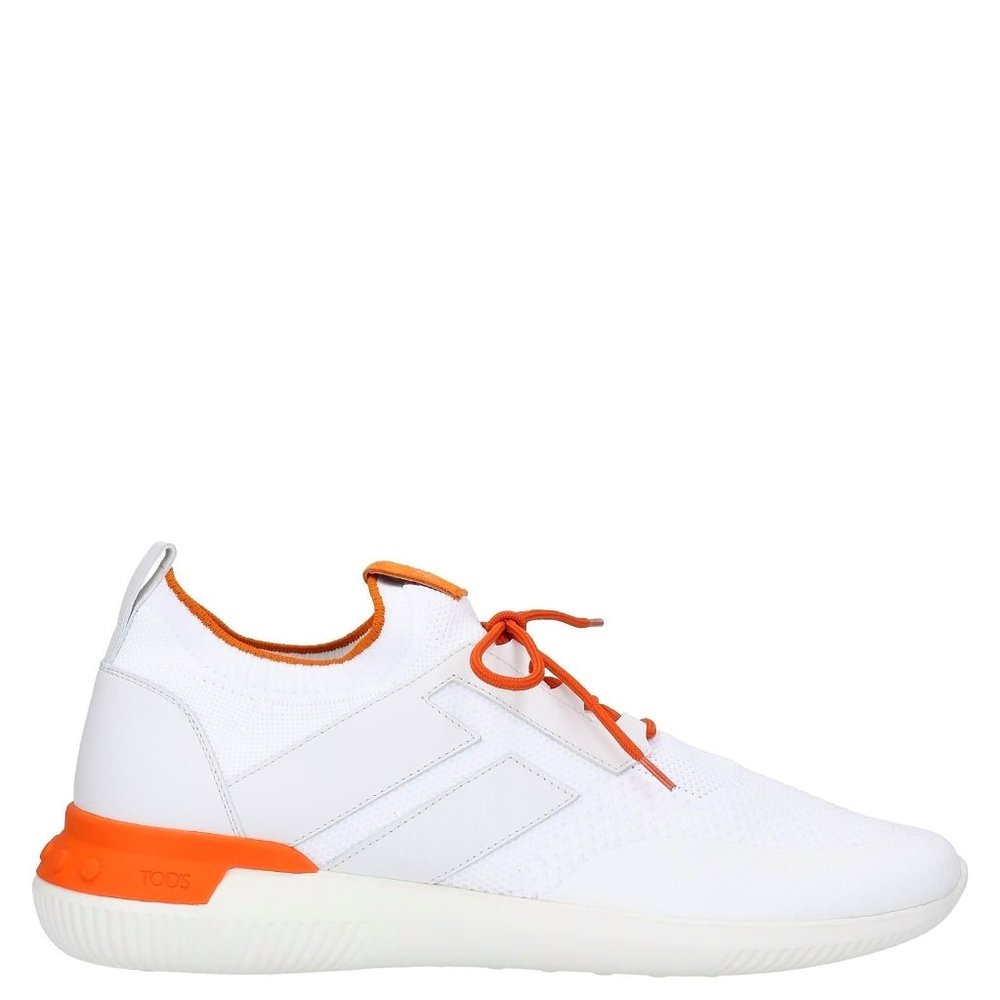 Men's TOD'S NO_CODE Sneakers White/Orange Size US 8.5